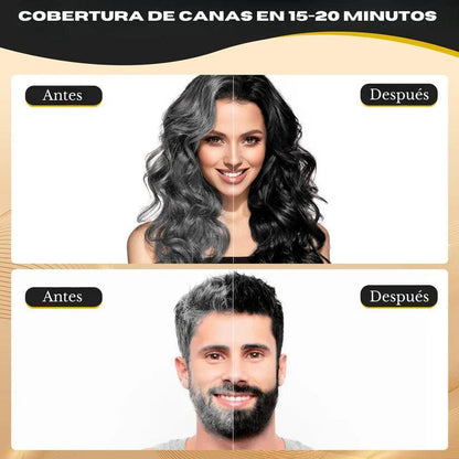 Champú AntiCanas HairDye 100ml - Para Mujeres y Hombres