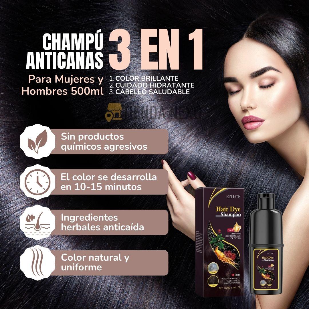 Champú AntiCanas HairDye 100ml - Para Mujeres y Hombres