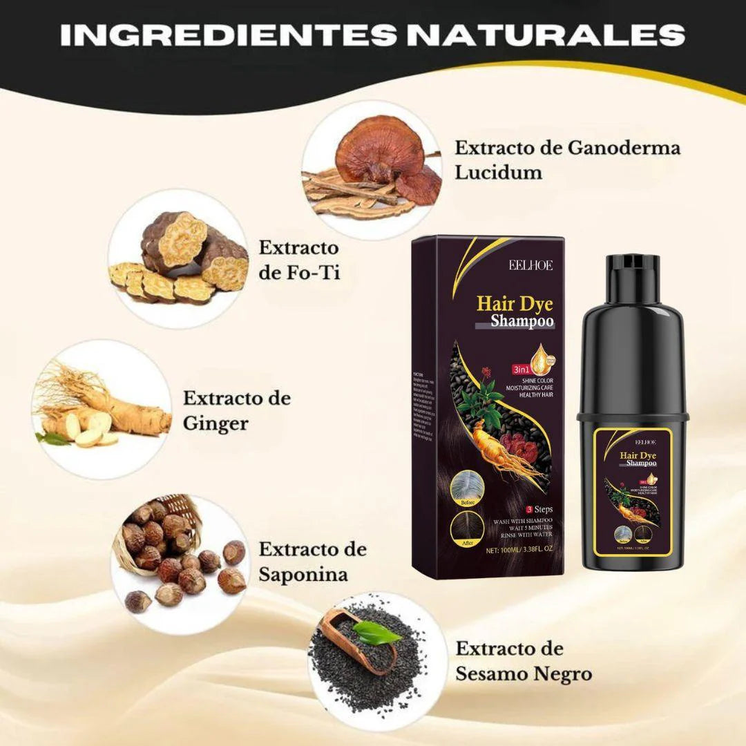Champú AntiCanas HairDye 100ml - Para Mujeres y Hombres